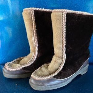 SnowLand Vintage Ski Boots